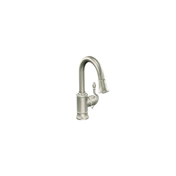 Spot Resist Stainless One-Handle Pulldown Bar Faucet